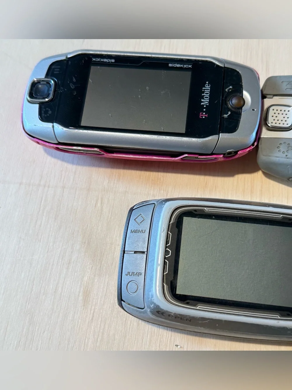 3-T-Mobile Sidekick PV150/200/HT-G01011 Gray “UNTESTED”No-Charger Read Info Blw